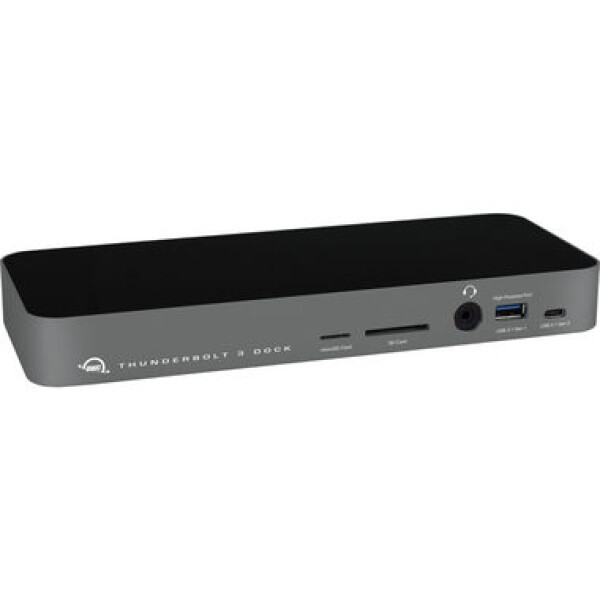 OWC Thunderbolt 3 Dock 14Port sivá / dokovacia stanica / LAN / mini-DP / USB 3.0 A / USB 3.0 Type-C (OWCTB3DK14PSG)