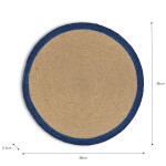 Garden Trading Prestieranie Seagrass Yelford Ink – set 4 ks