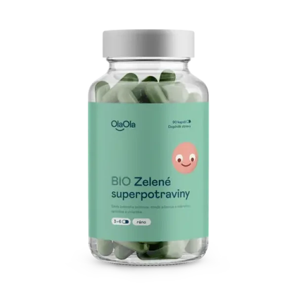 OlaOla BIO Zelené superpotraviny / 90 kapsúl (110001)