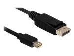DeLock 83479 čierna / Kábel Mini DisplayPort - DisplayPort / 5 m / 4K / DP 1.2 (83479)