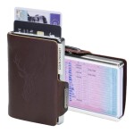 Kožená mini peňaženka Mondraghi Silhouette Modern Deer Brown