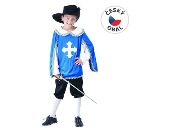 Made 09497 - Šaty na karneval - mušketier 130 - 140 cm