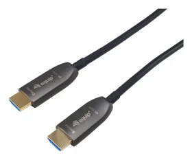 Equip HDMI 2.1 Active Optical Armored čierna / Kábel HDMI / 100 m / 8K 60Hz / 48 Gbps (119423)