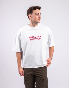 Monkey Studios Tričko Small Talk White S