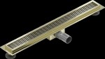MEXEN/S - Flat M33 odtokový žľab 50, zlatý 1533050-15