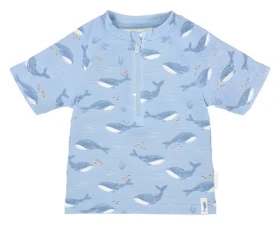 Little Dutch Ocean Splash veľ. 98/104 / Plavecké tričko / krátky rukáv / 94% recyklovaný nylon (CL26030412LD)