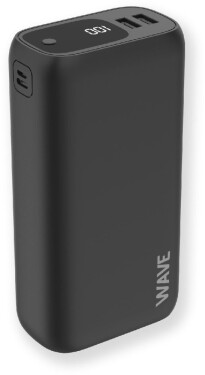 Import Wave Ultrapower power bank, 30,000 mAh, black