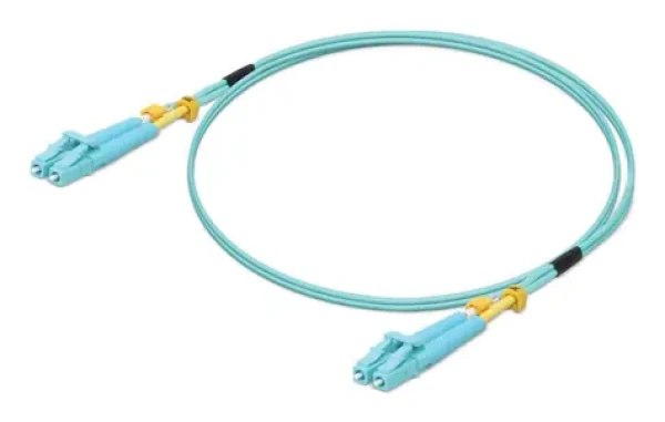 Ubiquiti UACC-OFC-MM-2M / Optický patch kábel / LC-LC / Duplex / OM3 / 10Gbps / 2m / tyrkysová (UACC-OFC-MM-2M)