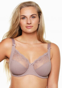 Dámská podprsenka model 8740545 - LingaDore Velikost: 90 D, Barva: Sv. hnědá