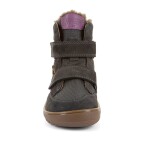 Detské zimné barefoot topánky UP HILL WOOL Dark Gray Froddo G3160262-13 - 36