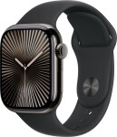 Apple Watch 10 GPS + Cellular 42mm Srokove Titanium S/M Čierny (MWXG3QF/A)