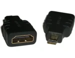 LogiLink AH0010 HDMI Micro - HDMI čierna / Adaptér / Micro HDMI (M) na HDMI (F) (AH0010)