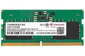 Transcend JetRam 8GB (1x8GB) 4800MHz / SODIMM / DDR5 / CL40 / 1.1V / 1Rx16 (JM4800ASG-8G)