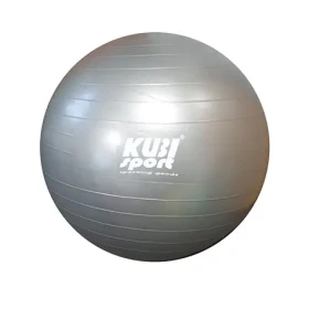 KUBIsport Gymnastická lopta 55 cm strieborná (18032)