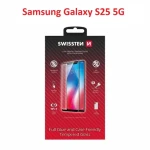 Swissten FULL GLUE COLOR FRAME CASE FRIENDLY sklo pre Samsung S931B Galaxy S25 5G čierna (54501870)