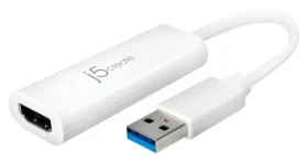 J5Create JUA254 biela / Adaptér / USB-A na HDMI / max. 2048x1152 px (JUA254-N)