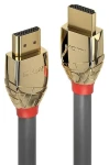 Lindy HDMI Gold Line sivá / HDMI kábel / High Speed / 2 m / 4K 4096×2160 / 18 Gbit/s (37862)
