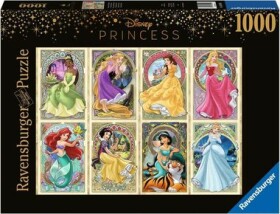 Ravensburger Disney Princezné: Art Nouveau