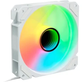 Sharkoon SHARK Mirror RGB PWM biela / vetráčik / 120mm / RGB / 26.8 dBA / 1500 RPM / 99.52 m3h (4044951042456)
