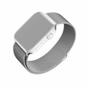 FIXED Mesh Strap Sieťovaný nerezový remienok pre Apple Watch 42 amp; 44 amp; 45mm strieborná (FIXMEST-434-SL)