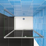 H K - Sprchovací kút FORTE 100x80 cm Ľ/P variant vrátane sprchovej vaničky SE-FORTE10080/SE-THOR-10080