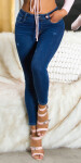 Sexy Highwaist Push-Up Jeans Used Look denimblue 44