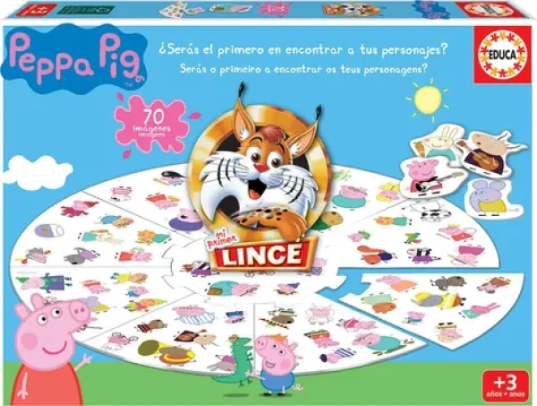 Educa Hra Lynx - Prasiatko Peppa 70 obrázkov