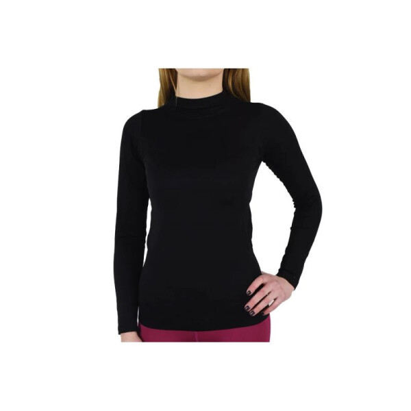 Tričko GymHero Longsleeve Seamless 766-BLACK