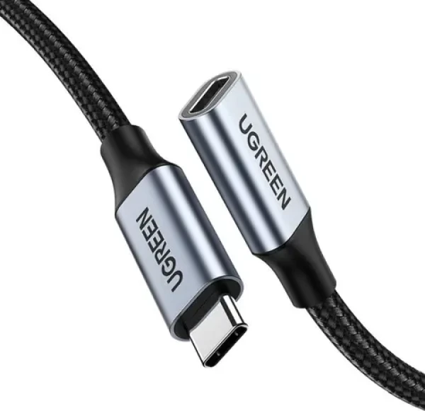Ugreen Kábel USB-C - USB-C 0,5 m čierna / Kábel USB-C / USB-C (M) - USB-C (M) (80810B)