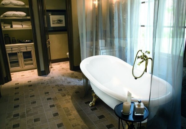 BESCO - Voľne stojaca vaňa AMELIA (ALIANO) - Farba - Biela, Nožičky k vani - Čierne, Rozmer vane - 190 × 77 cm VANALI190B