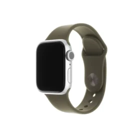 FIXED Silicone Strap Set silikónových remienkov pre Apple Watch 42 amp; 44 amp; 45 mm olivová (FIXSST-434-OL)