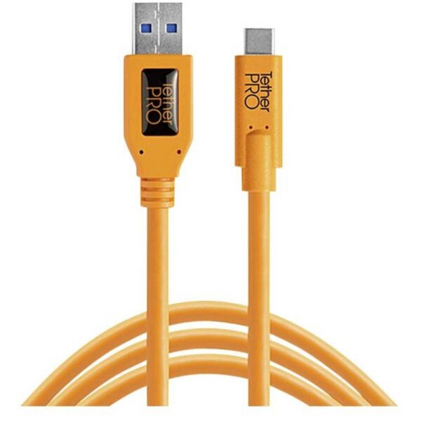 Tether Tools USB kábel USB-C ® zástrčka, USB-C ® zástrčka 4.60 m oranžová CUC3215-ORG; CUC3215-ORG