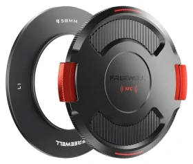 Freewell Real Locking 58 mm / Základný krúžok / s krytkou NFC / hliník (FW-L1-BL58)