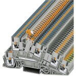 Phoenix Contact 3213955 inštalačné svorka ochranného vodiča 5.2 mm rýchle pripojenie sivá 1 ks; 3213955