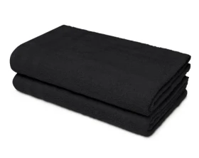 Osuška Miami 70x140 cm, čierna%