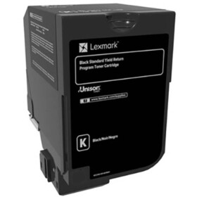 Lexmark CS720 CS725 CX725 vratný toner originál čierna Maximálny rozsah stárnek 7000 Seiten; 74C2SK0