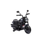 Mamido Detská elektrická motorka Chopper Faster sivá