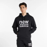New Balance Sport Graphic Fleece Hoodie BK M MT51941BK pánske L