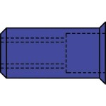 Gesipa 1433712 slepá nitovacie matice (Ø x d) 7 mm x 12.5 mm M5 ocel 500 ks; 1433712