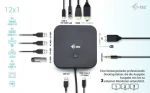 I-TEC USB-C HDMI + Dual DP Docking Station / Dokovacia stanica / PD 100W / 3x 4K / RJ-45 (C31TRIPLE4KDOCKPDPRO)