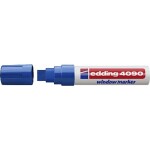 Edding 4090 4-4090003 kriedový popisovač modrá 4 mm, 15 mm N/A; 4-4090003 - Edding 4090 modrý