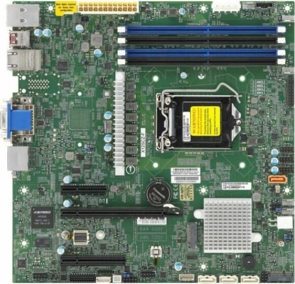 SuperMicro Supermicro Mainboard X12SCZ-QF micro-ATX Sockel 1200 Bulk