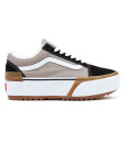 Vans Old Skool Stacked BLACK/COBBLESTONE pánske topánky na zimu - 41EUR