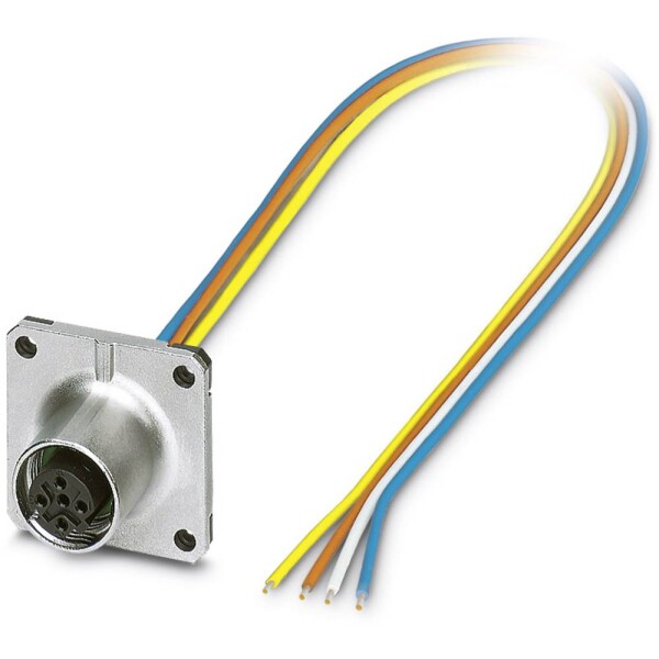 Flush-type connector SACC-SQ-M12FSD-4CON-25F/0,5 1440960 Phoenix Contact; 1440960