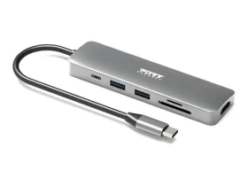 PORT CONNECT Dokovacia stanica USB-C 5v1 / Dokovacia stanica / HDMI 4K60Hz / USB-C PD 100W / USB 3.2 Gen1 (900162)