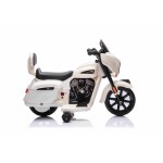 Mamido Detská elektrická motorka Chopper INDIAN biela