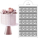 Stencil šablóna oriental klasický 40x21 cm - Cakesicq - Cakesicq