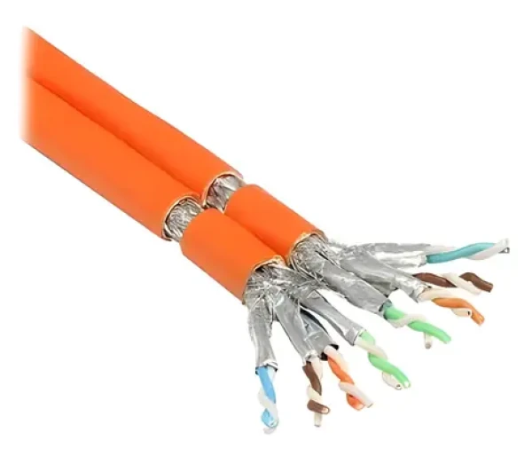 Good Connections inštalačný kábel Cat7 S/FTP 100m oranžová / Kábel / LSZH / 1000 MHz / 10GBase-T (GC-N0066)