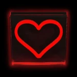 2Kids Toys LED NEON LIGHT lampička Srdce červené (2D98121)