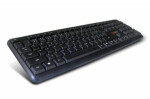 C-TECH KB-102-BL Slim klávesnica / CZ/SK / PS/2 / čierna (KB-102-BL)